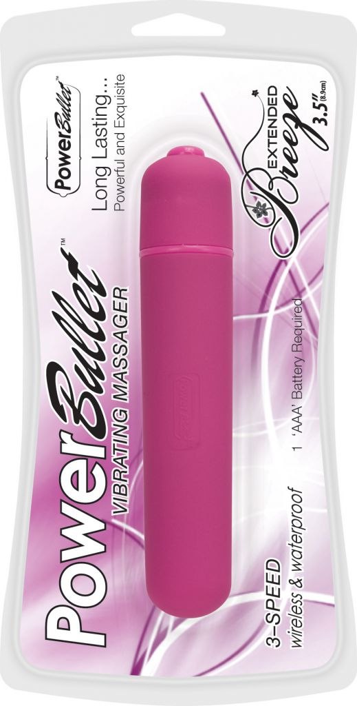 PowerBullet Breeze Extended 3-Speed Bullet Vibrator