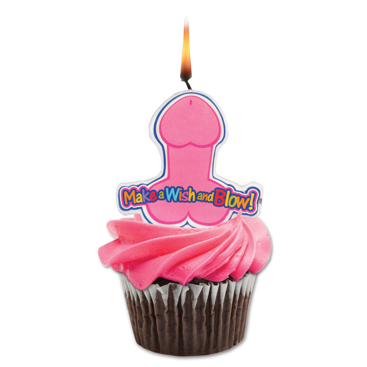 Candyprints Party Candle - Breast Wishes