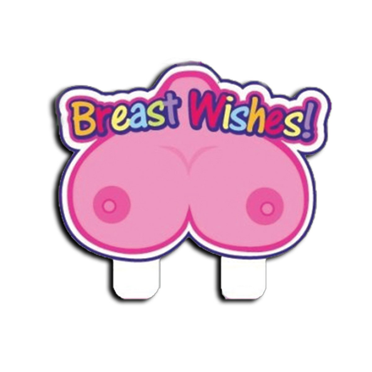 CandyPrints Party Candle - Breast Wishes