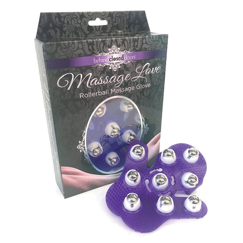 Behind Closed Doors Massage Love Rollerball Massage Glove