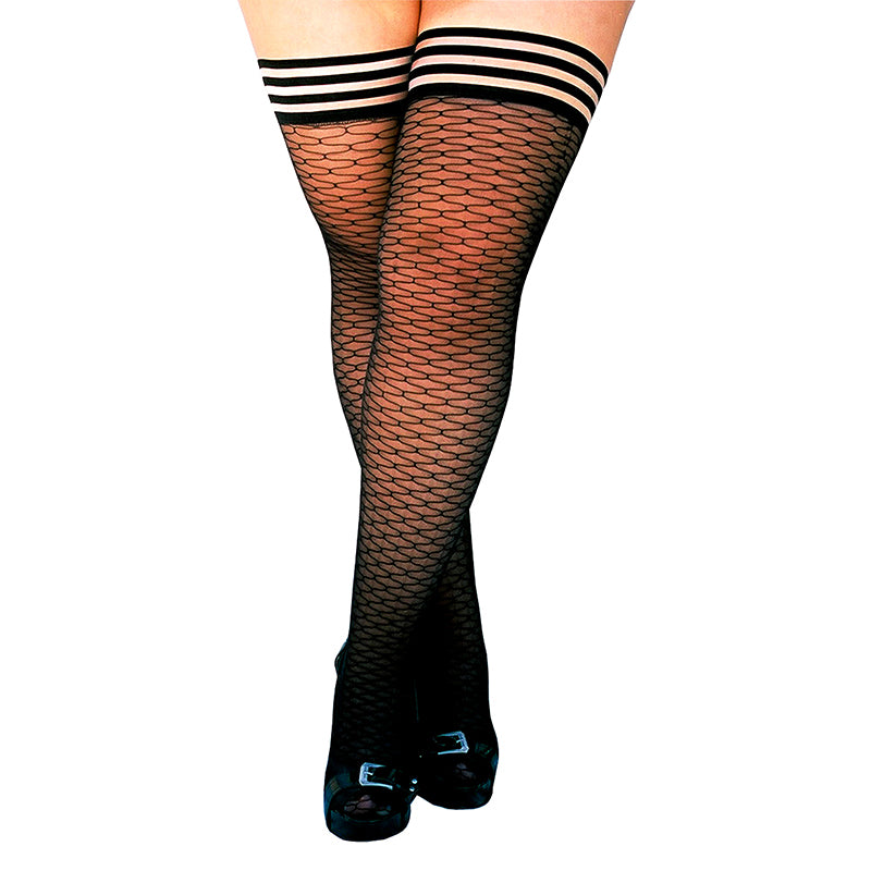 Kix'ies Beth Ann Honeycomb Thigh-High