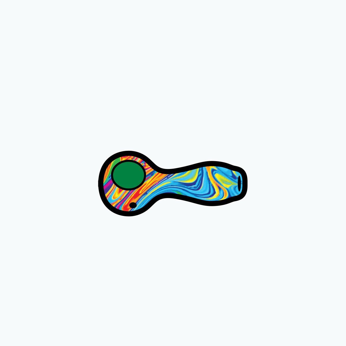 Wood Rocket Pipe Swirl Pin