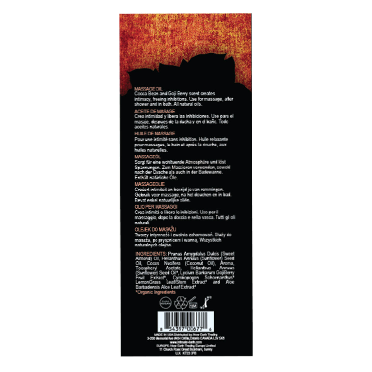Intimate Earth Massage Oil