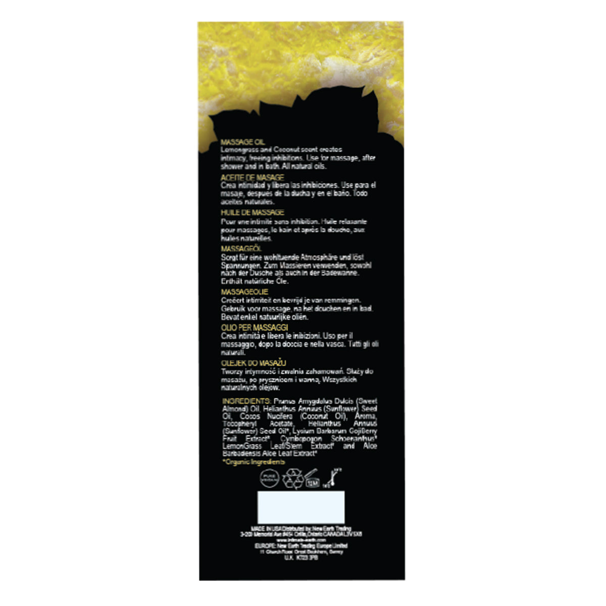 Intimate Earth Massage Oil