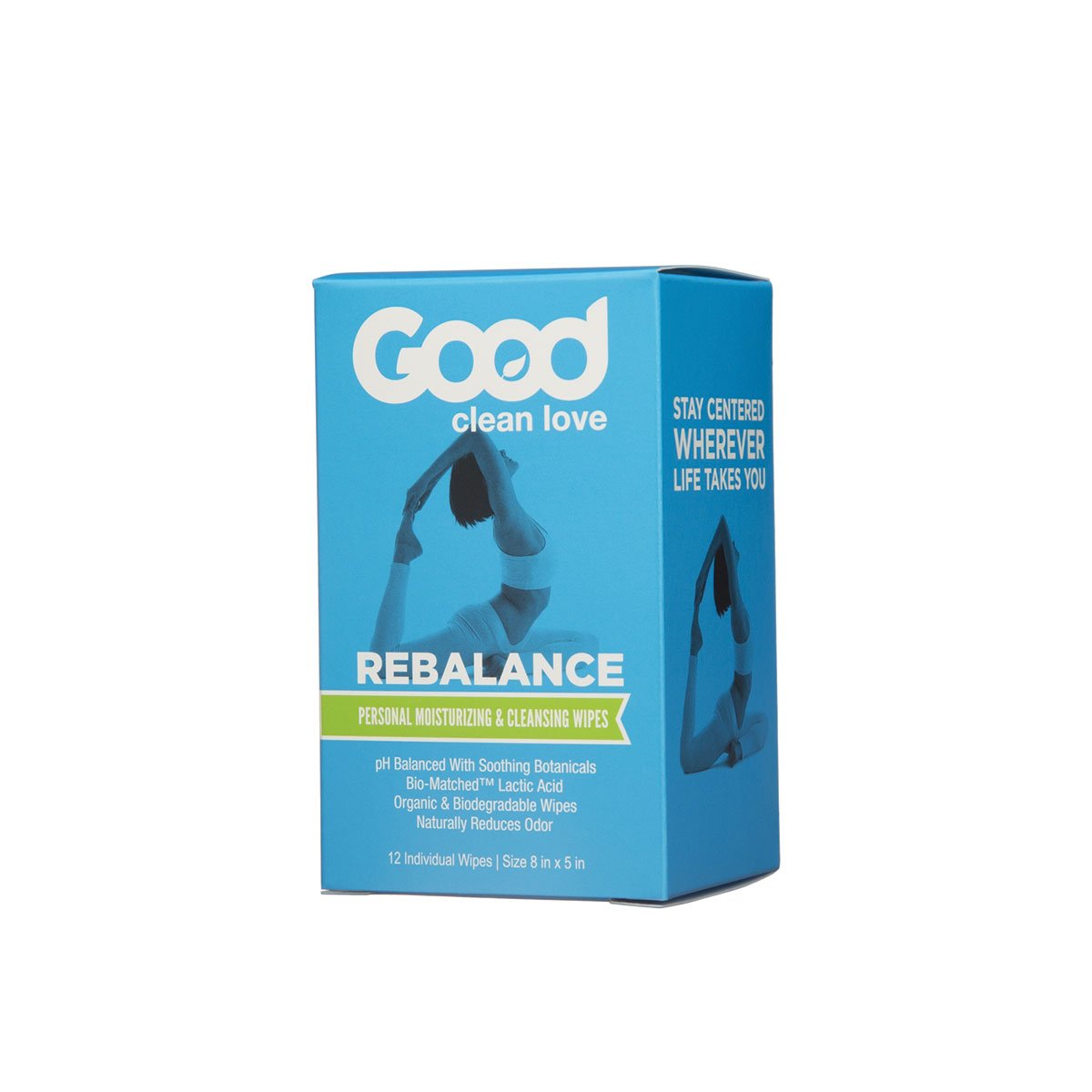 Good Clean Love Rebalance Cleansing Wipes - 12ct