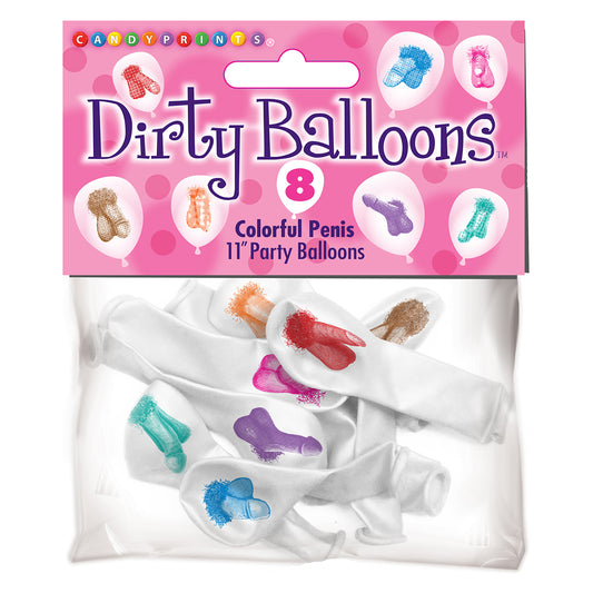 Candyprints Penis Dirty Balloons - 8 pack
