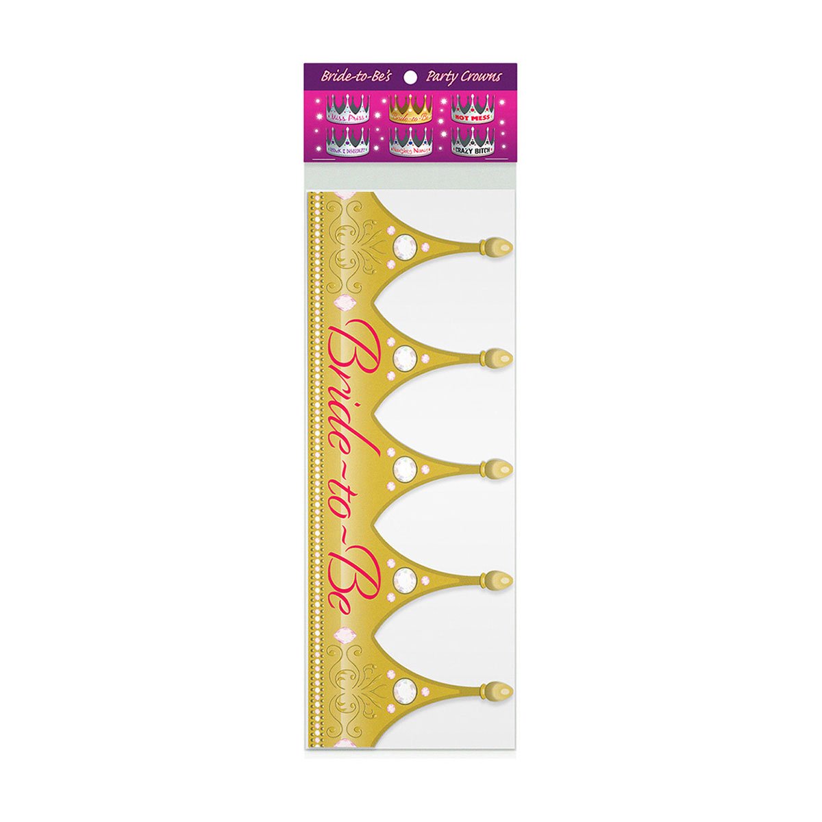 Kheper Games Bride-to-Be Party Crowns