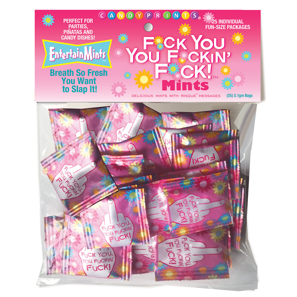 Candyprints Fuck You, You Fuckin Fuck Mints - Bag of 25