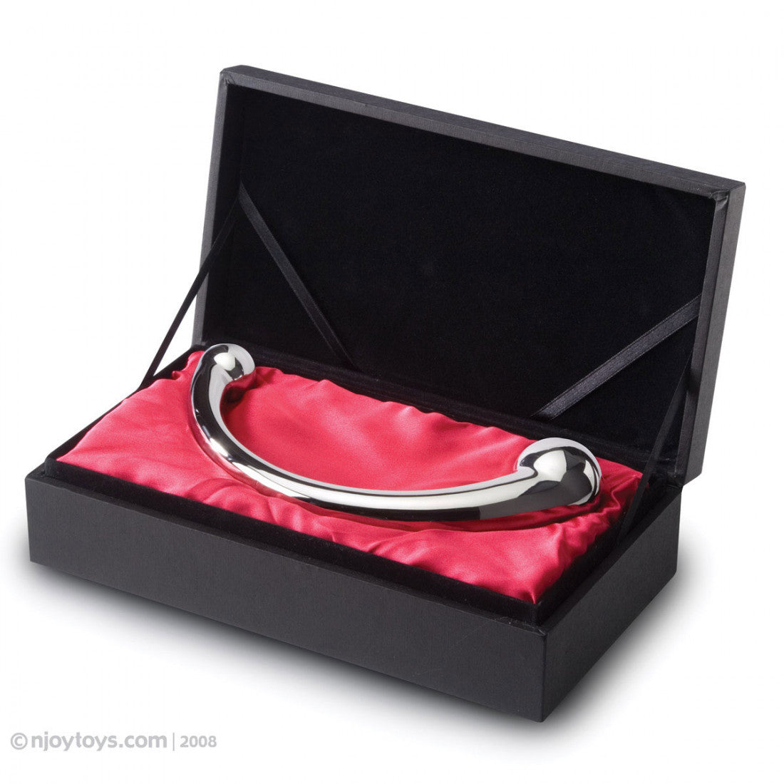 njoy Pure Wand 11" Stainless Steel G-Spot Dildo