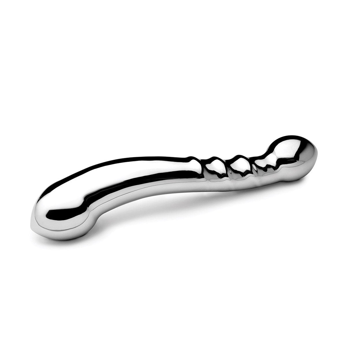 njoy 11 Stainless Steel Ridged Dildo