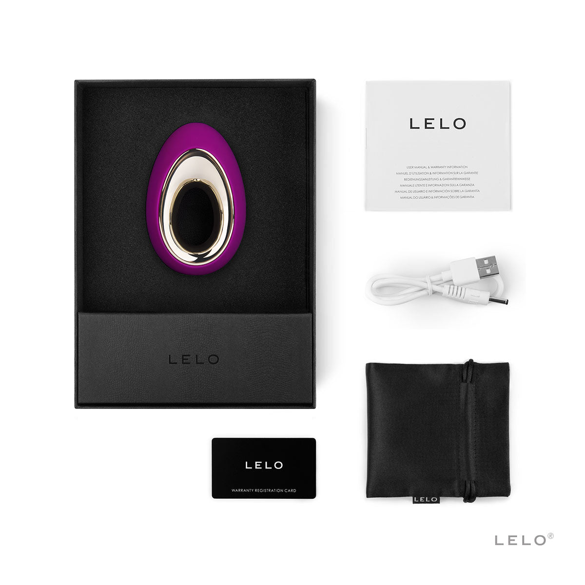 LELO Insignia Alia Discreet Clitoral Vibrator Deep Rose