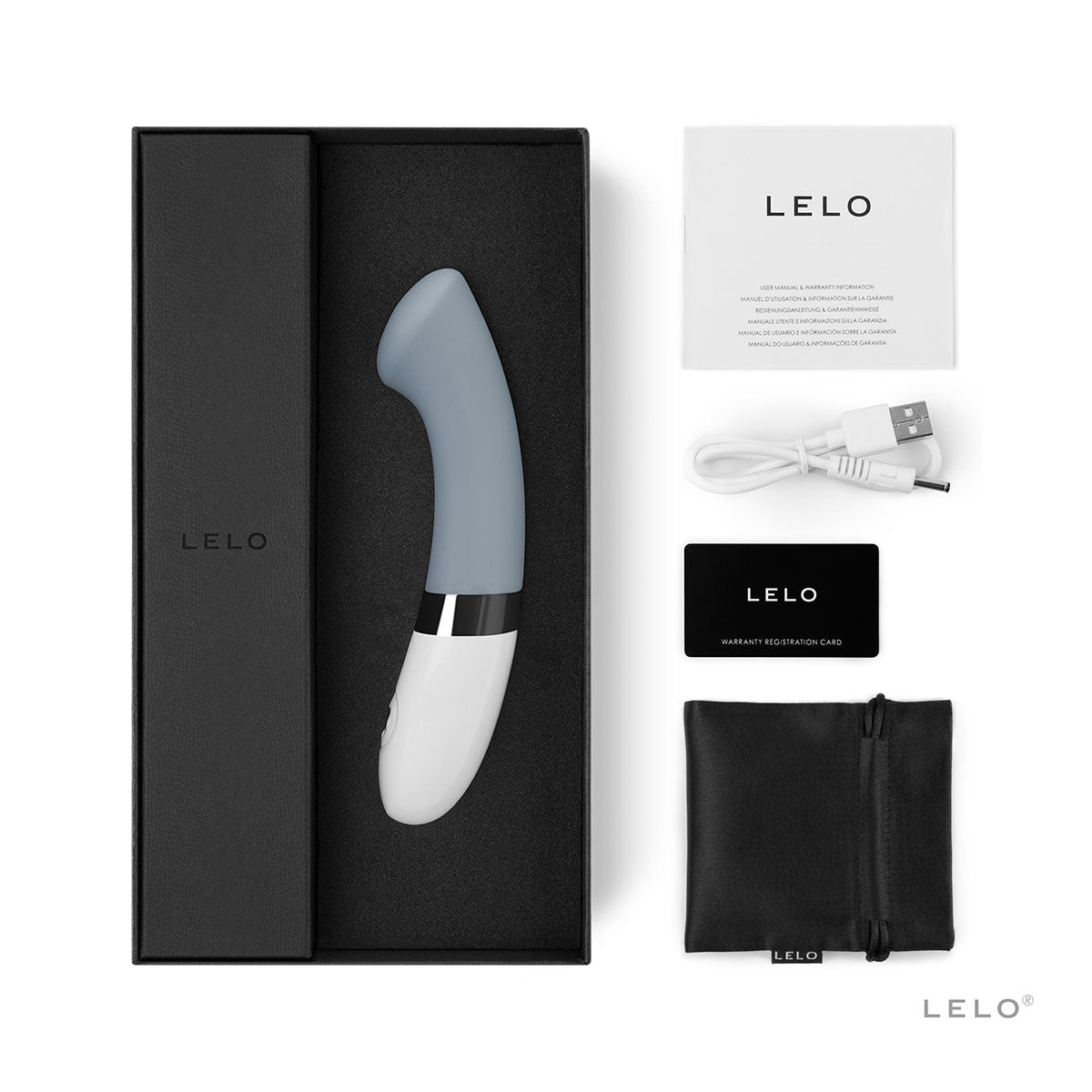 LELO Gigi 2 Curved G-Spot Vibrator Grey