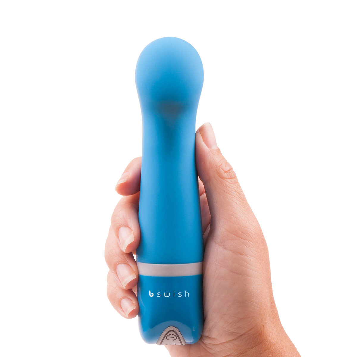 B Swish Bdesired Deluxe Curve Vibrator Blue