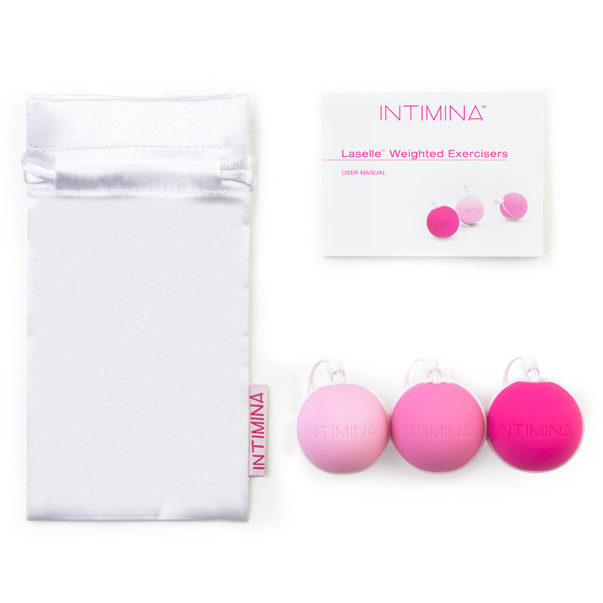 Intimina Laselle Weighted Kegel Balls Progressive Set of 3