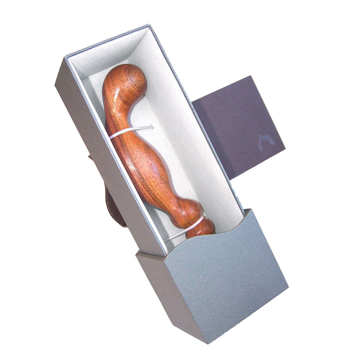 NobEssence Tryst Sculpted Wood Bulbous Prostate & G-Spot Dildo