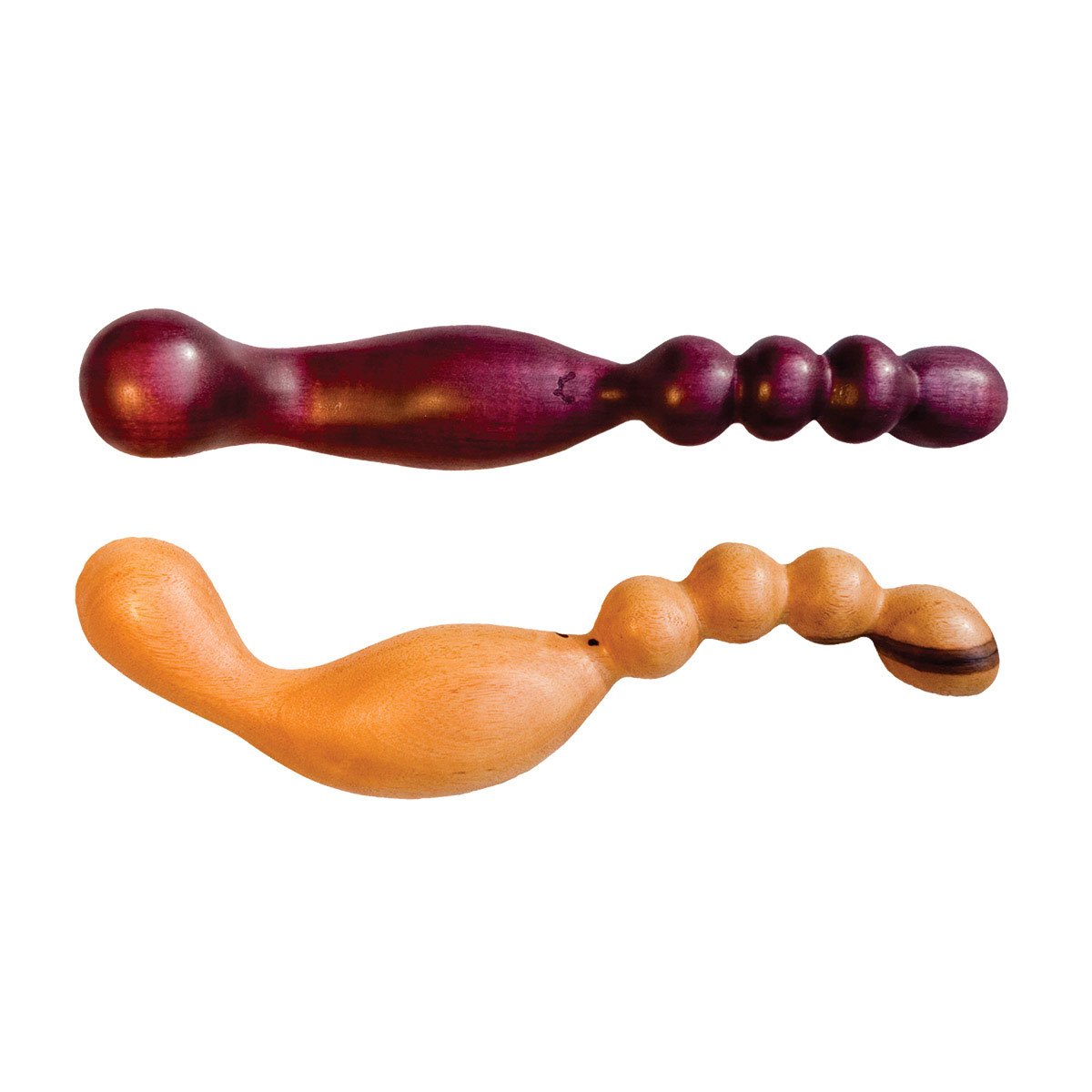 NobEssence Tryst Sculpted Wood Bulbous Prostate & G-Spot Dildo