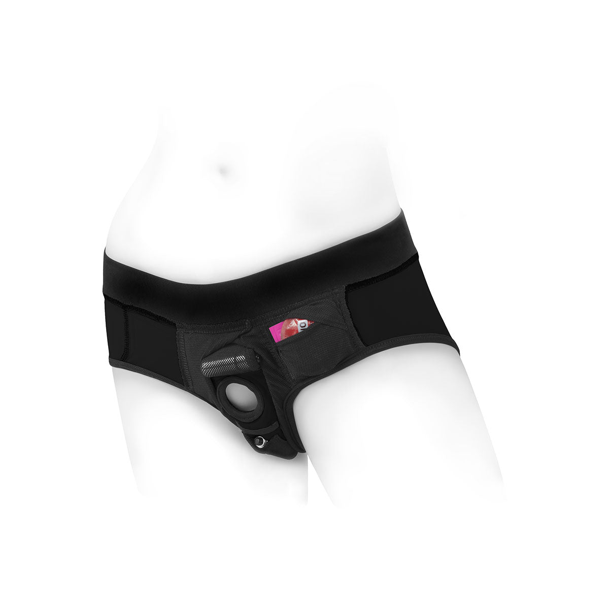 SpareParts Tomboi Dildo Harness Briefs - Nylon