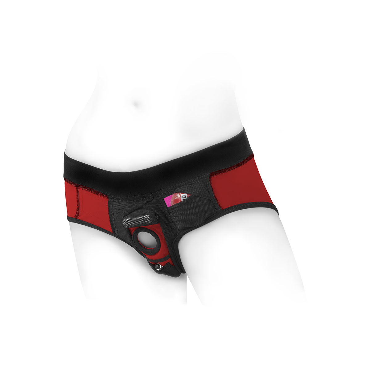 SpareParts Tomboi Dildo Harness Briefs - Nylon