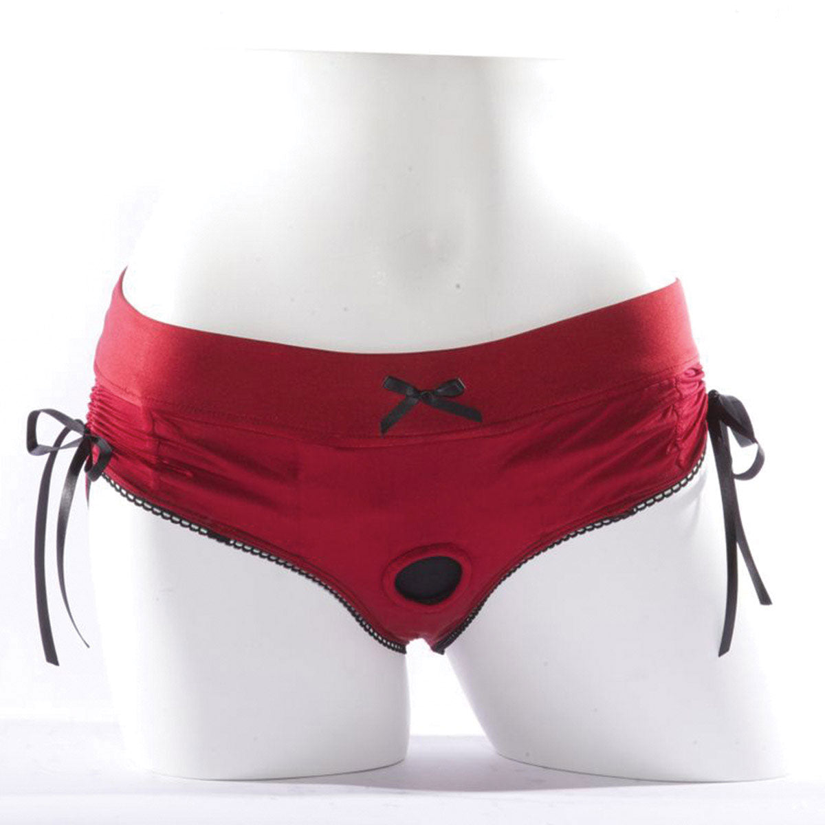 SpareParts Hardwear Sasha Lingerie Dildo Harness Red with Black Trim