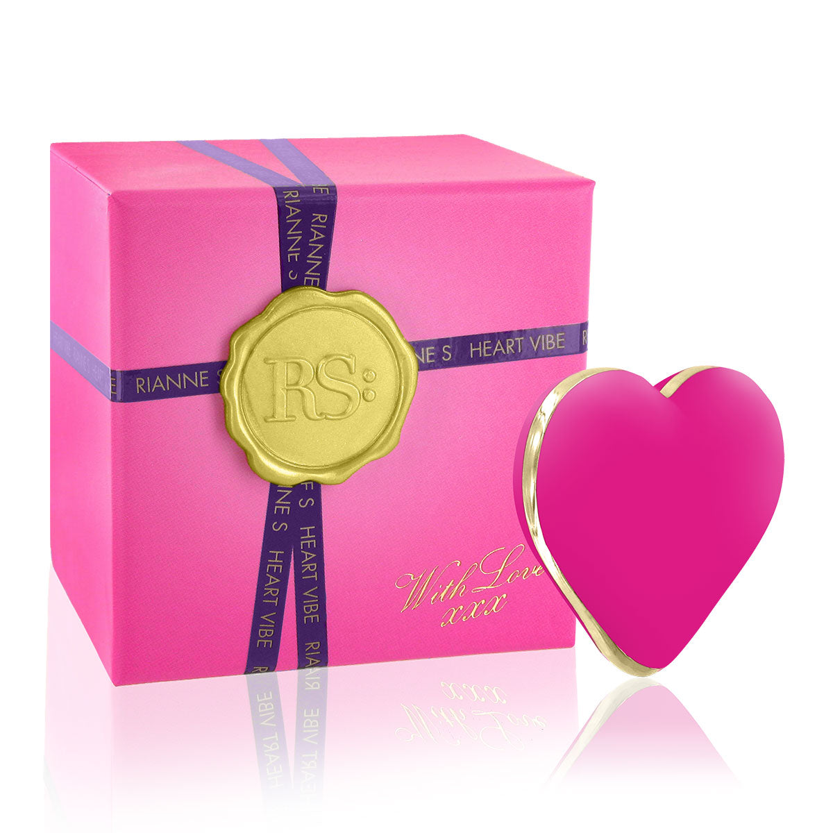 Rianne S Heart Vibrator Rose