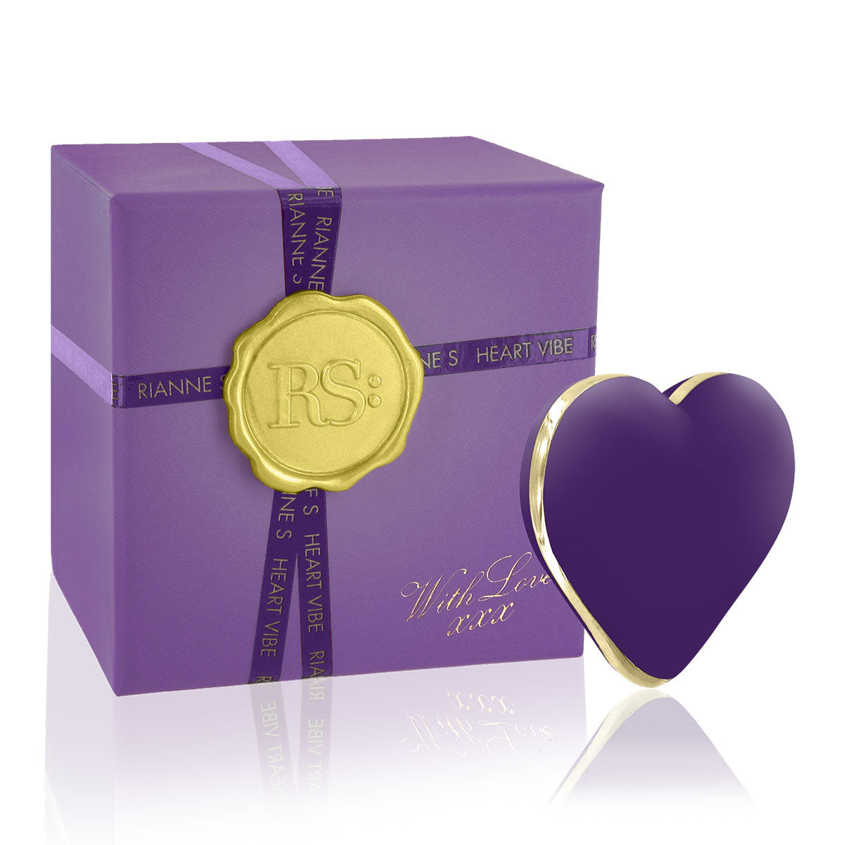 Rianne S Heart Vibrator Deep Purple
