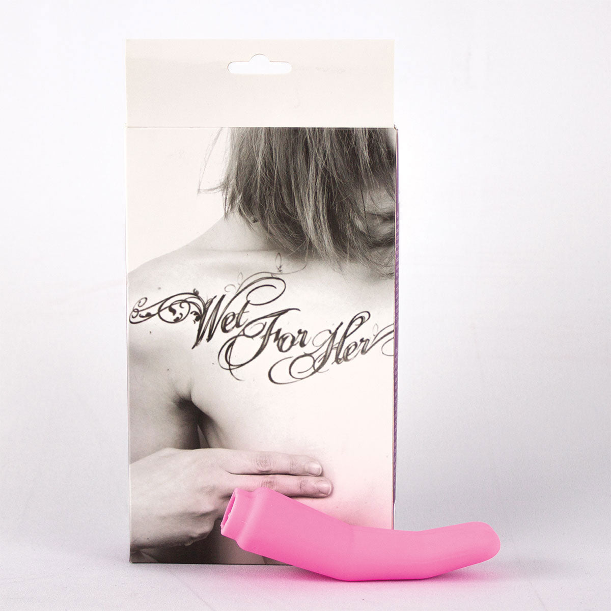 Wet for Her Two Finger-Extending Dildo Rose