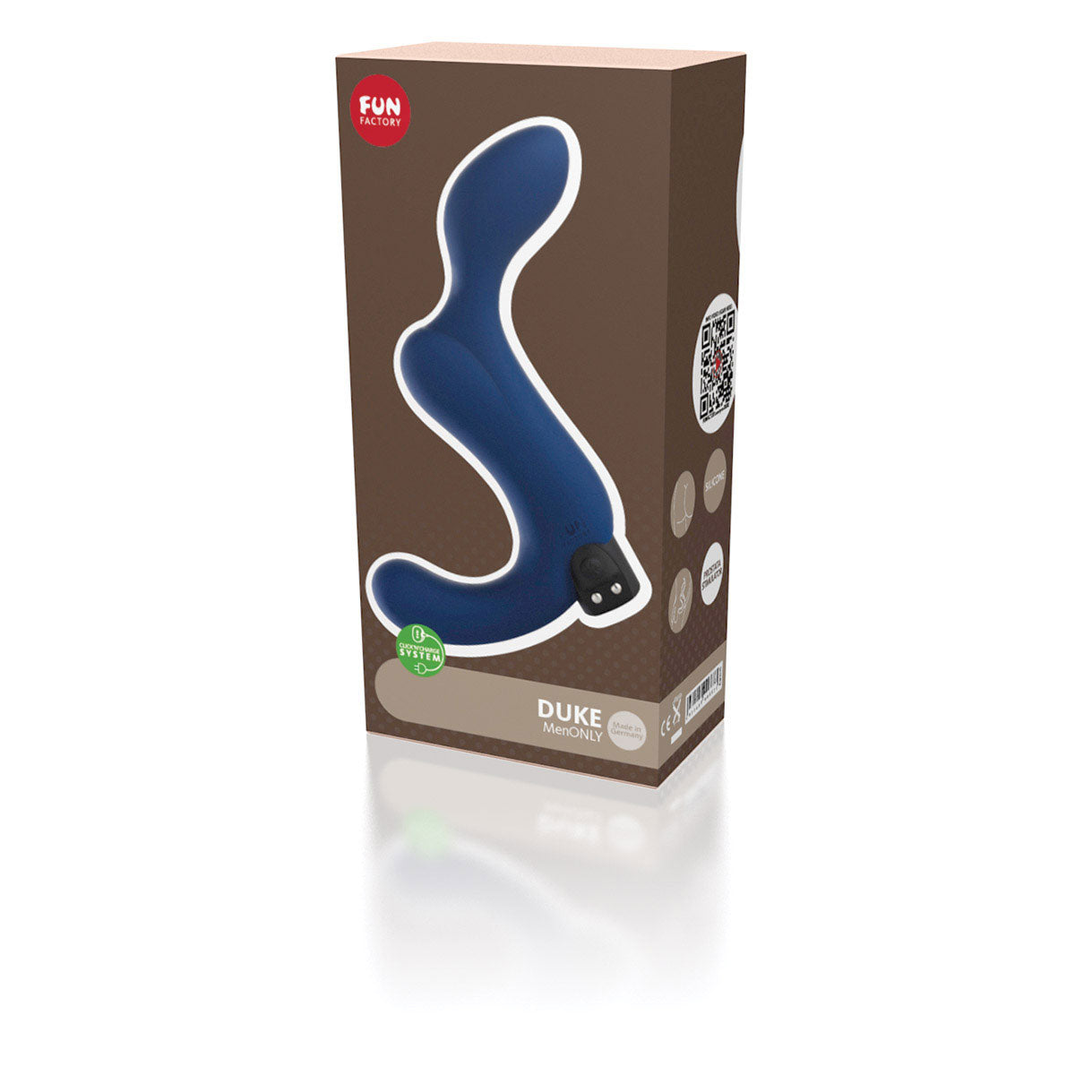 Fun Factory Duke Flexible Prostate Vibrator Blue