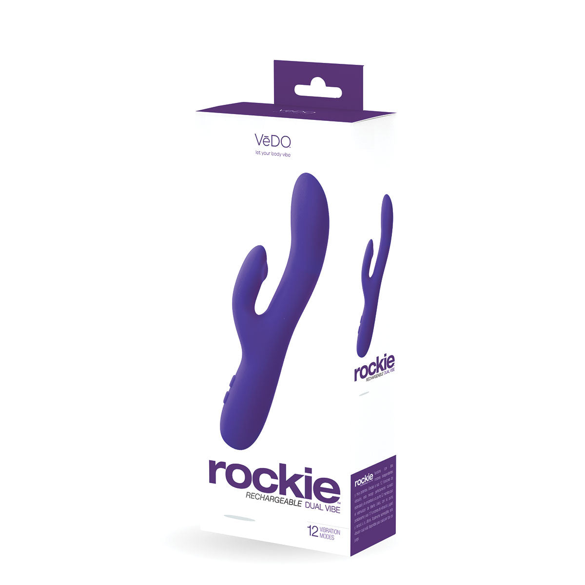 VeDO Rockie Duo-style Vibrator Indigo