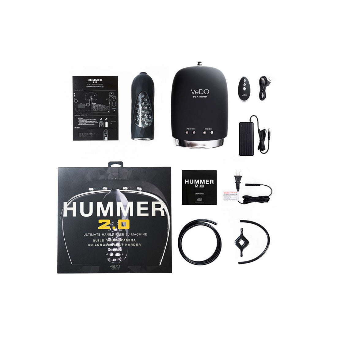 VeDO Hummer 2.0 - The Ultimate BJ Machine. What's included.