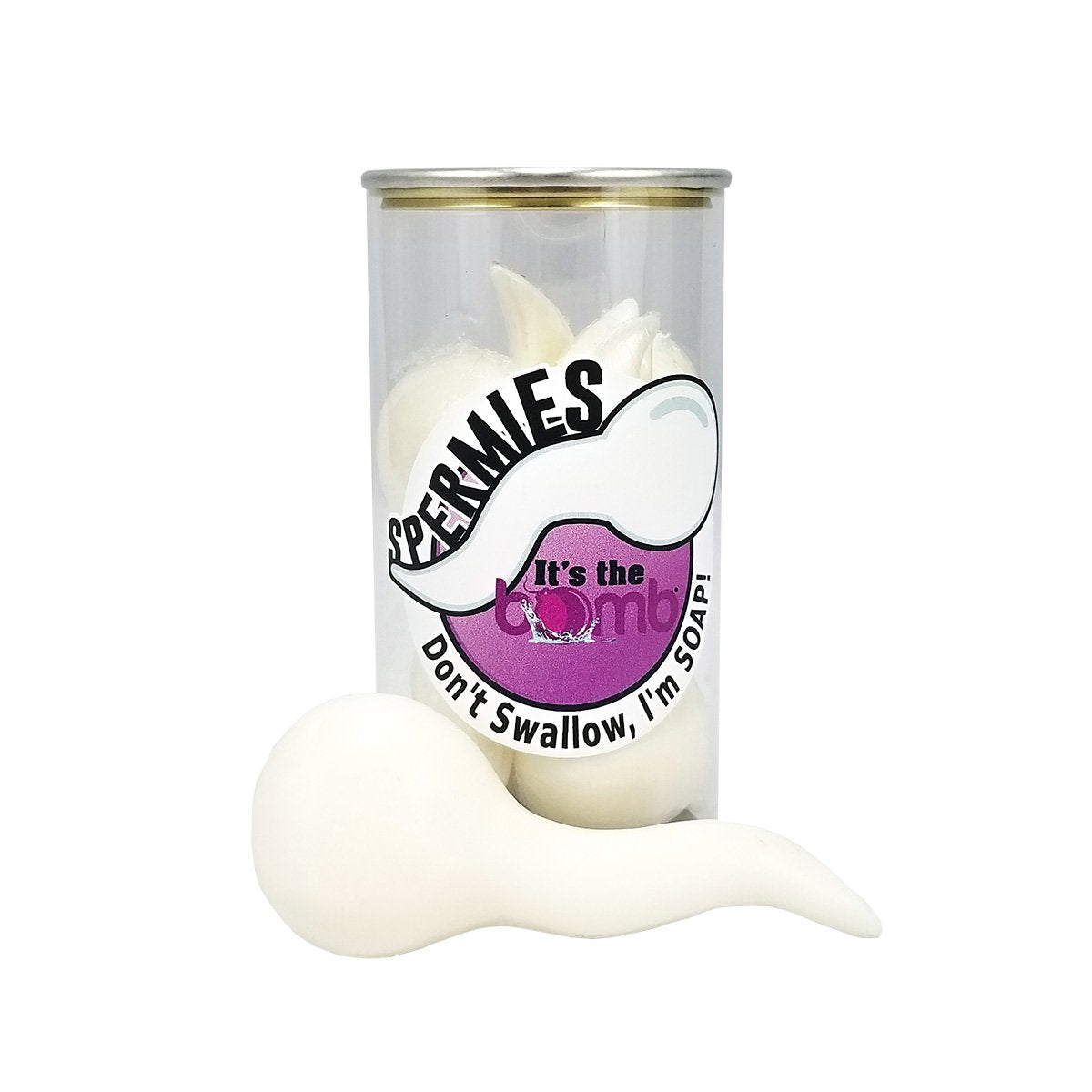 It's the Bomb Spermies Soap White