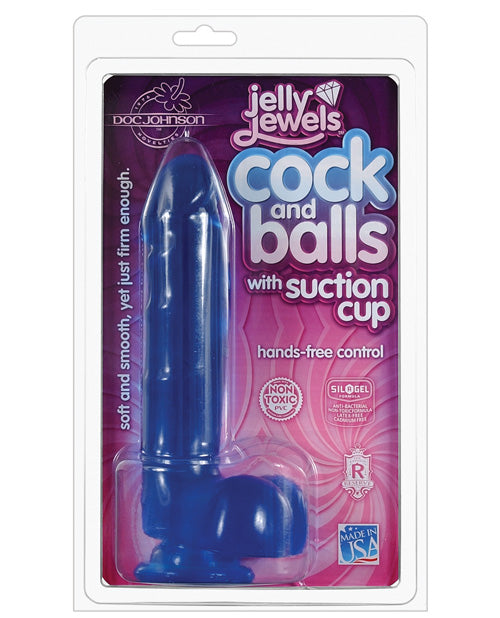 Jelly Cock and Balls w/ Suction Cup
