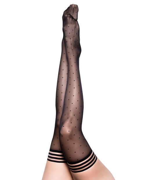 Kix'ies Ally Polka Dot Thigh-High