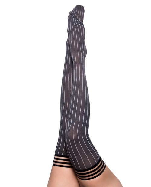 Kix'ies Annabelle Pinstripe Thigh-High