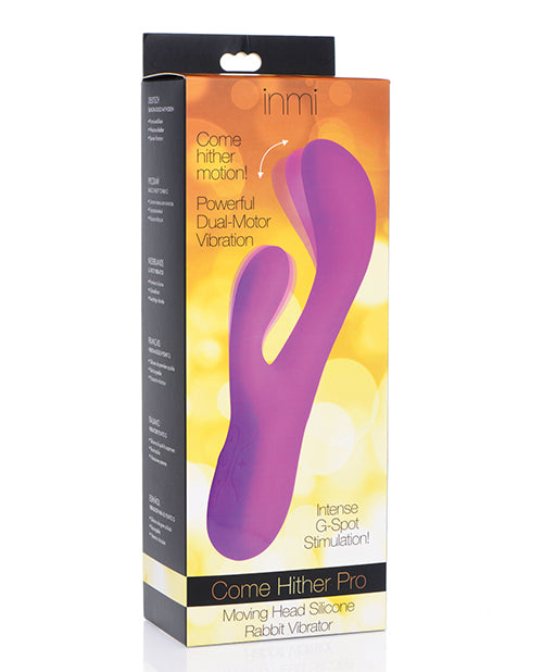 Inmi Come Hither Pro Moving Hard Silicone Rabbit Vibrator
