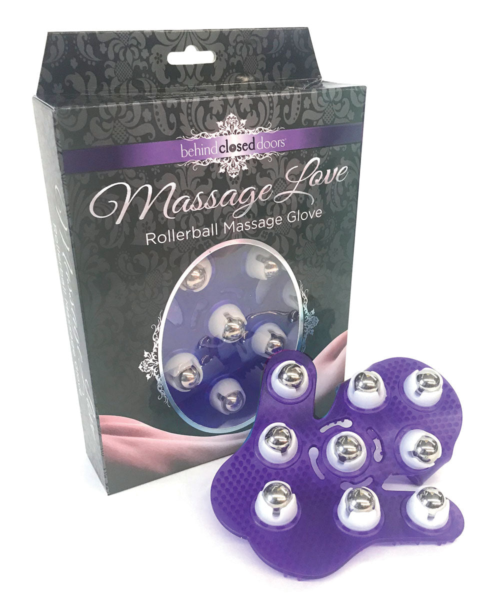Behind Closed Doors Massage Love Rollerball Massage Glove
