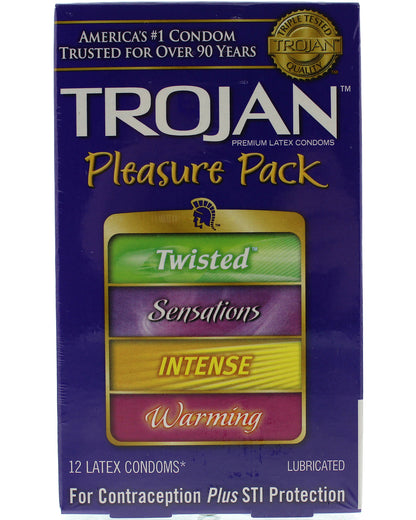 Trojan Pleasure Pack Assorted Condoms