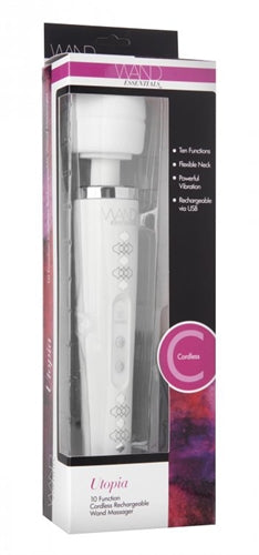 Wand Essentials Utopia 10-Function Cordless Rechargeable Wand Massager