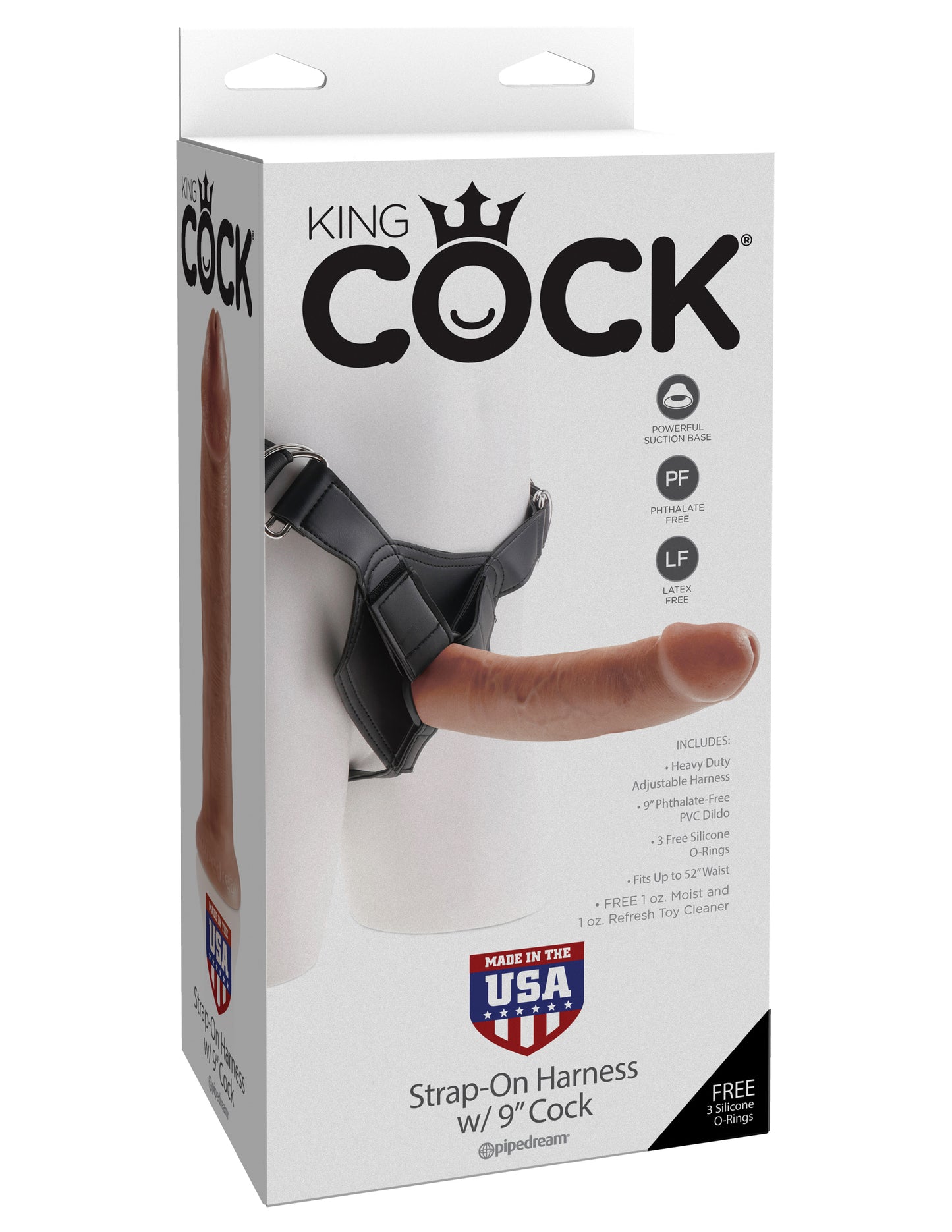 King Cock Strap-On Harness w/ Cock