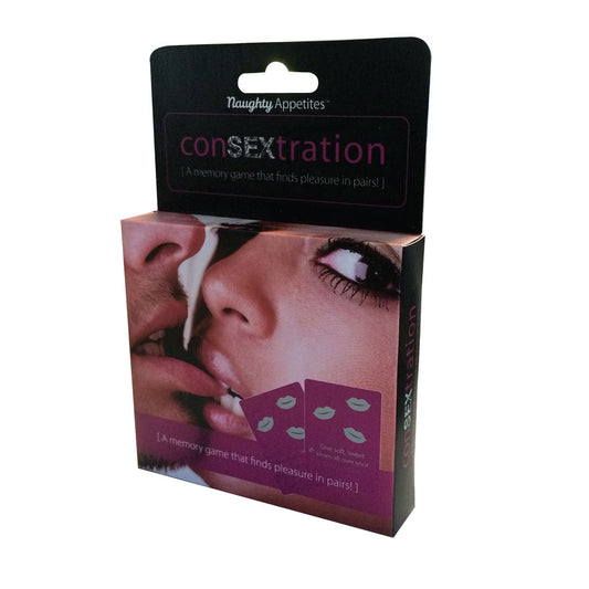 Naughty Appetites ConSEXtration Card Game - A Memory Game That Finds Pleasure in Pairs!