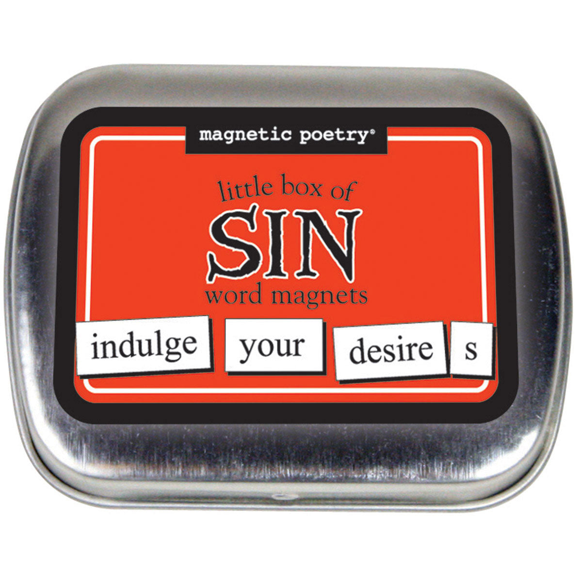 Magnetic Poetry Little Box of Sin Word Magnets