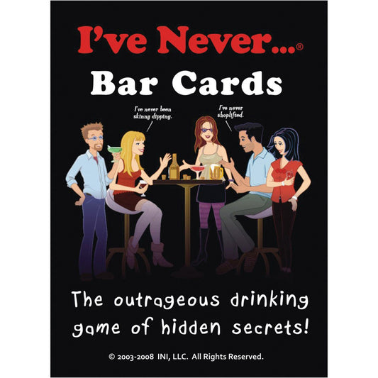 INI I've Never Bar Cards