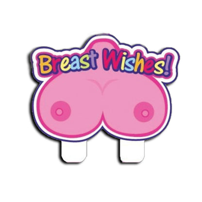 CandyPrints Party Candle - Breast Wishes