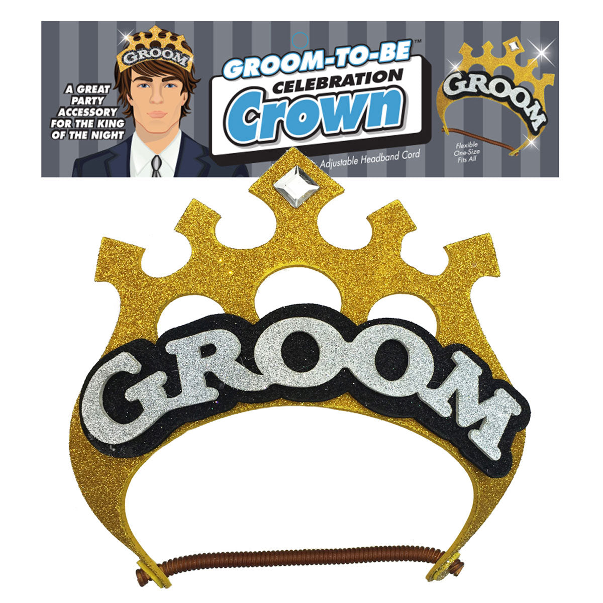 Little Genie Groom to Be Crown