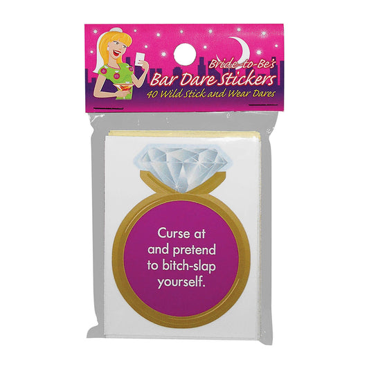Kheper Games Bride-to-Be Bar Dare Stickers