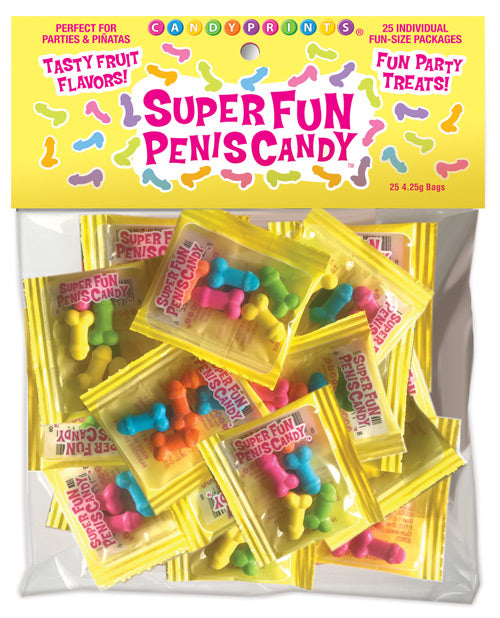 CandyPrints Super Fun Penis Candy 25pc