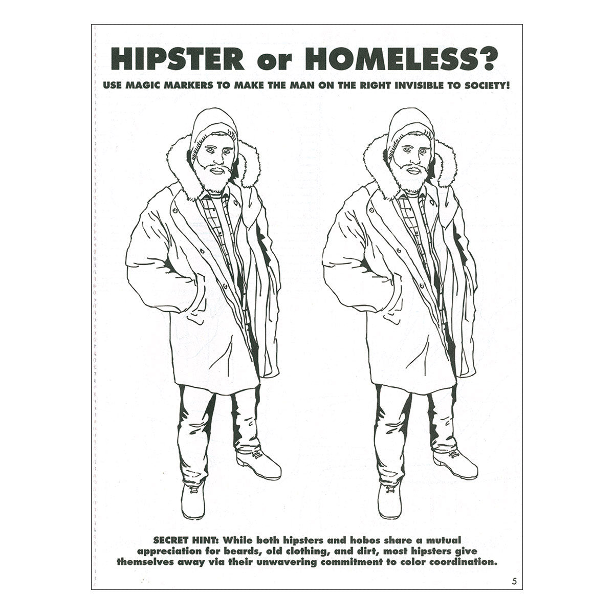 Coloring for Grown-Ups - Penguin