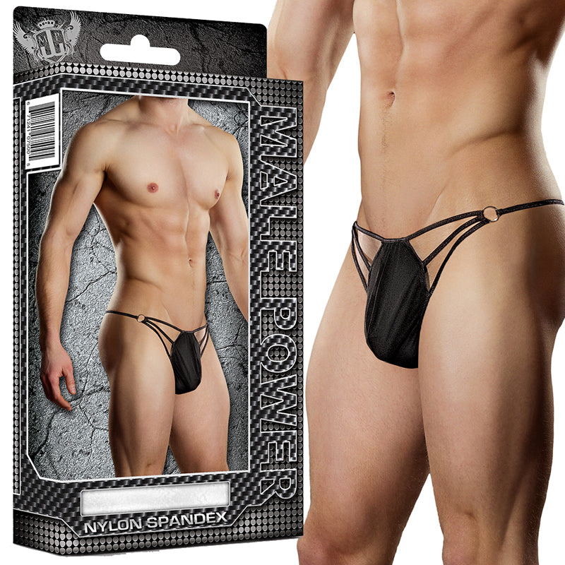 Male Power G-string w/ Straps & Rings