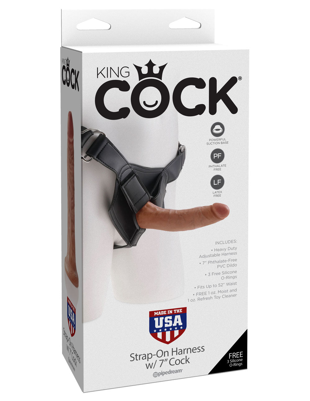 King Cock Strap-On Harness w/ Cock