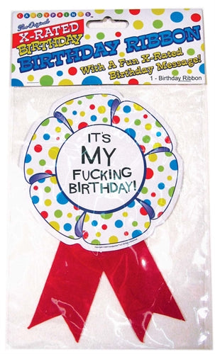 CandyPrints Happy F*ucking Birthday Ribbon