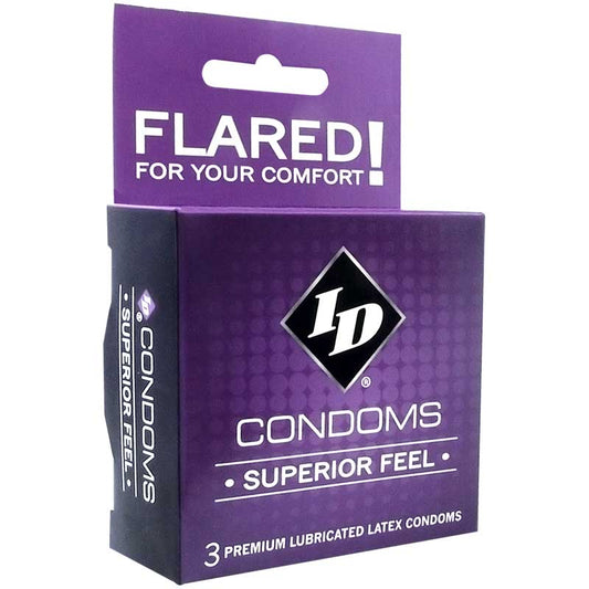 ID Superior Feel Condoms 3pk